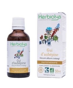 Herbiolys PHYTO Gui d'aubépine 50mL BIO  - Viscum album crataegi BIO, 50 ml